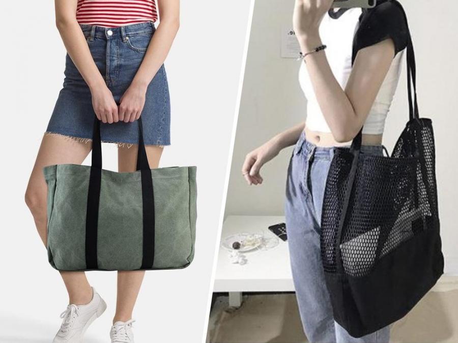Recent Makes : Not Plastic Plastic Bag , Boro Jeans Bag, & The Easiest Desk  Organizer