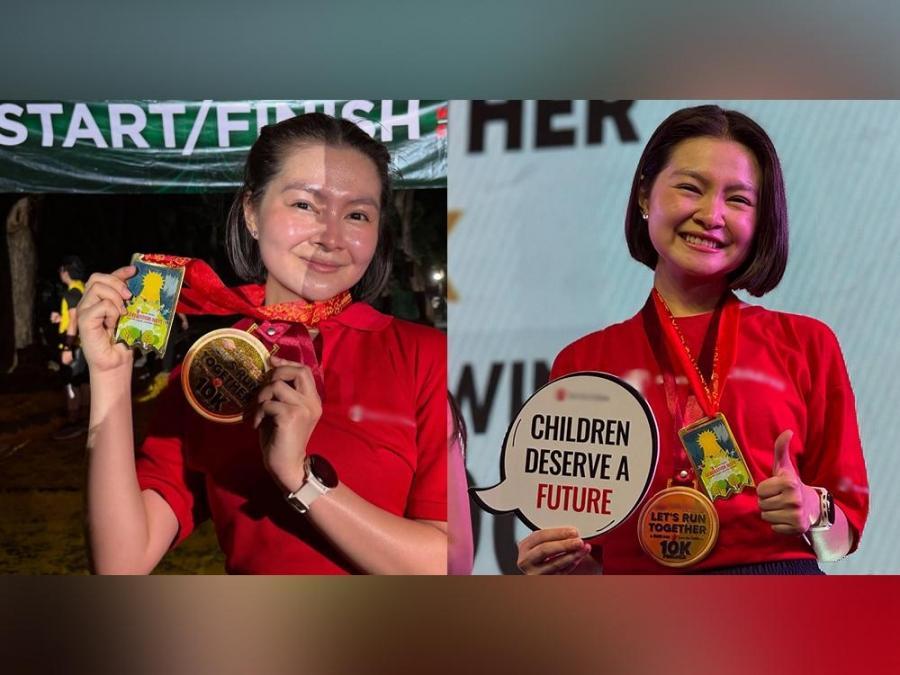 Barbie Forteza 10k run for charity
