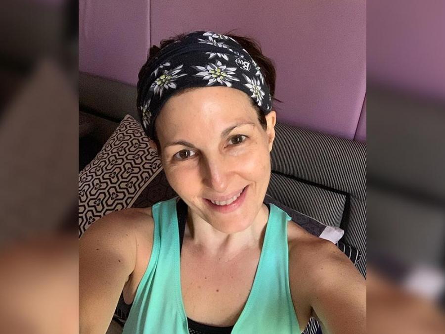 Jackie Lou Blanco in workout clothes