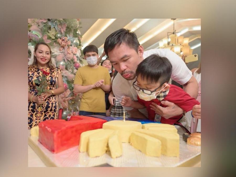 LOOK: Senator Manny Pacquiao celebrates 42nd birthday | GMA Entertainment