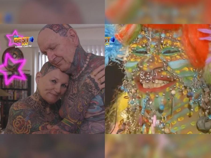 The Best Ka! Record holders dahil sa dami ng tattoo at piercing sa katawan, bibida ngayong