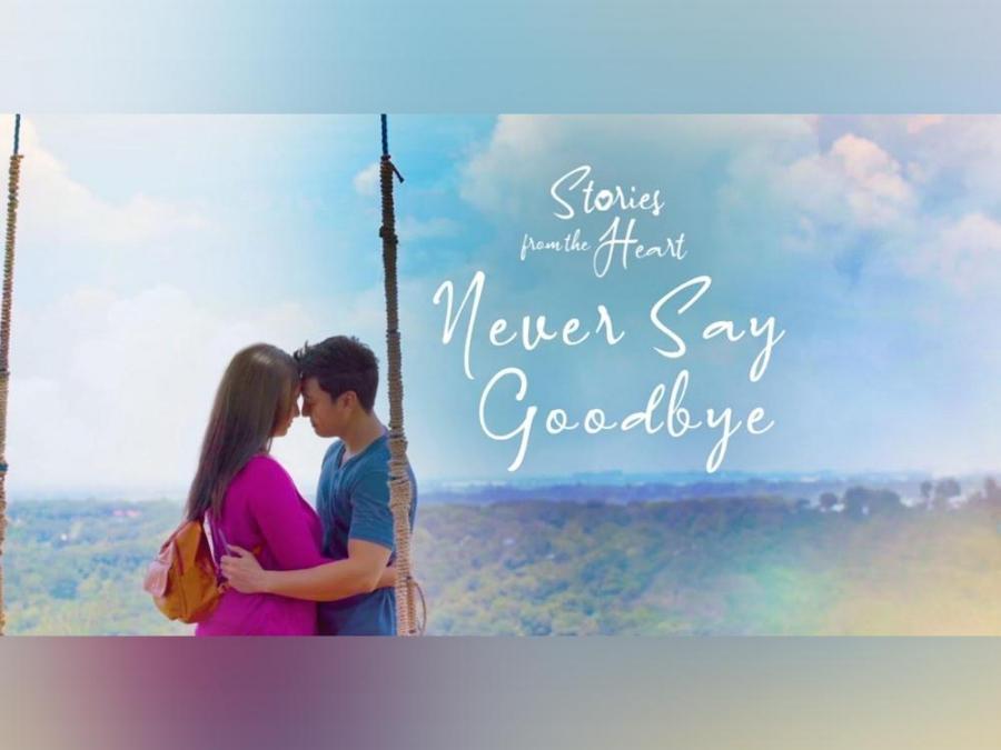 Never Say Goodbye title card