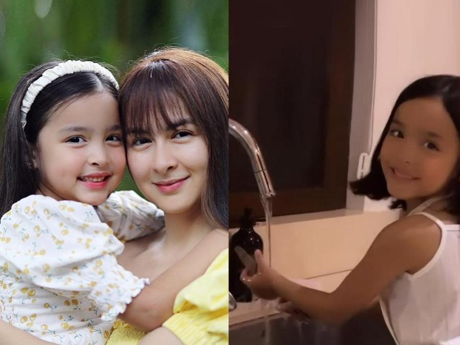 WATCH: Marian Rivera Shares Video Of Zia Happily Washing The Dishes ...