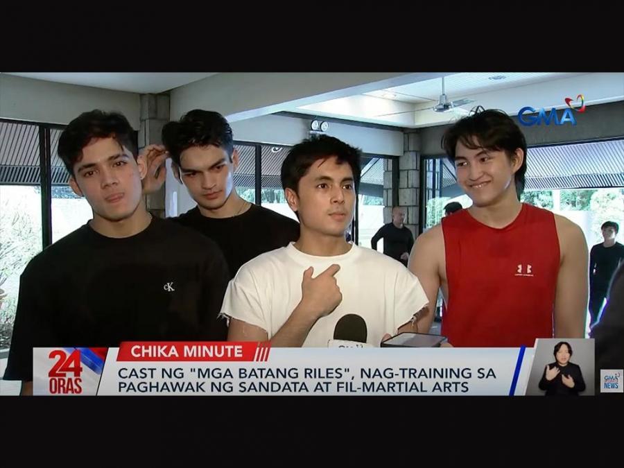 Mga Batang Riles martial arts training