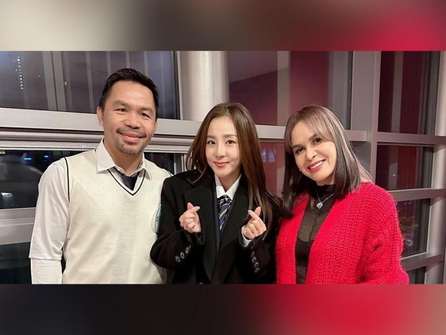 Manny Pacquiao Sandara Park Jinkee Pacquiao