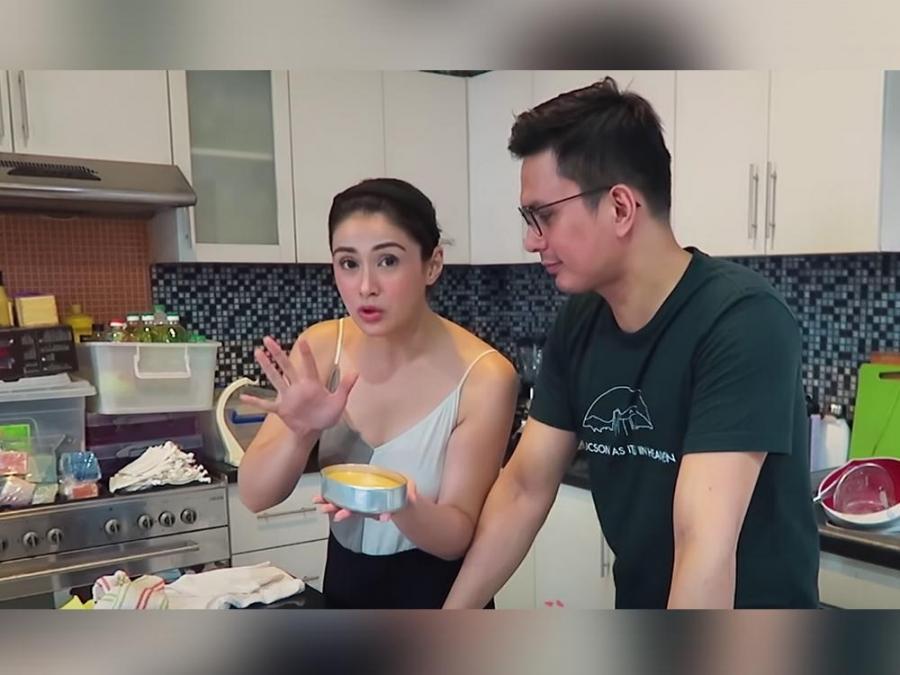 Carla Abellana and Tom Rodriguez make leche flan