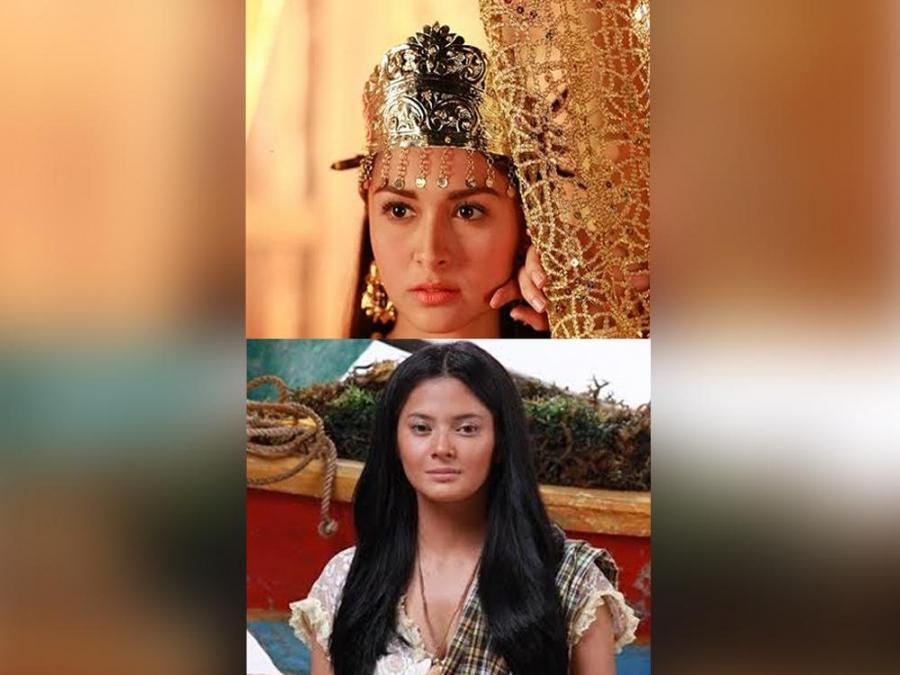 Bianca Umali in 'Sahaya' and Marian Rivera in 'Amaya'