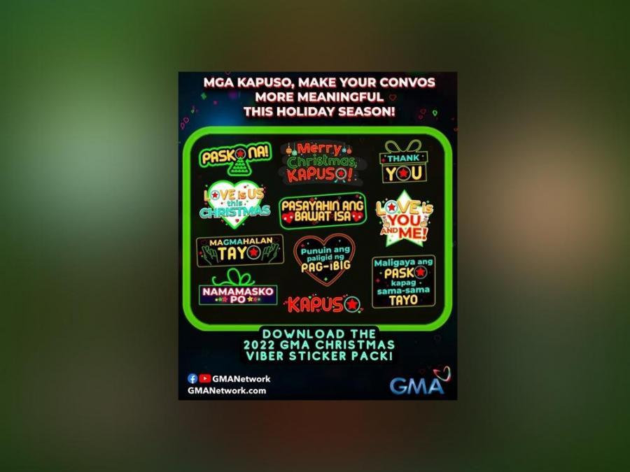 Love is Us this Christmas viber stickers