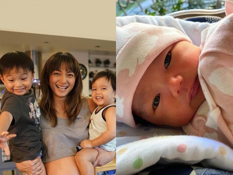 Iya Villania with sons Primo and Leon