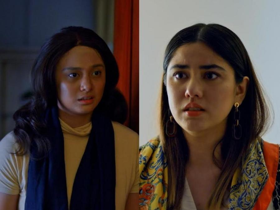 Victoria Flores (Lauren Young) and Joyce Kintanar (Klea Pineda)