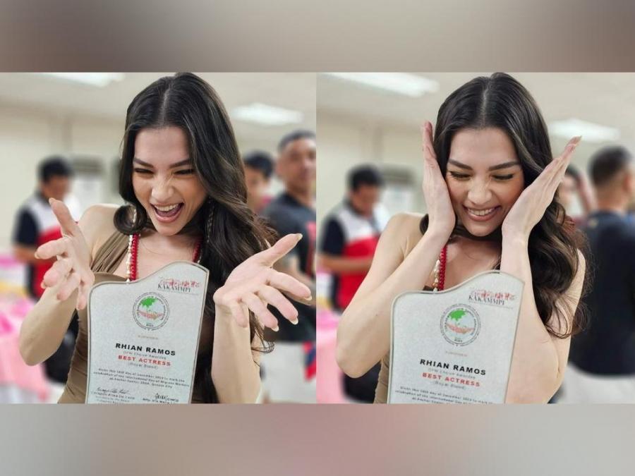 Rhian Ramos wins Best Actress at 12th KAKAMMPI OFW Gawad Parangal