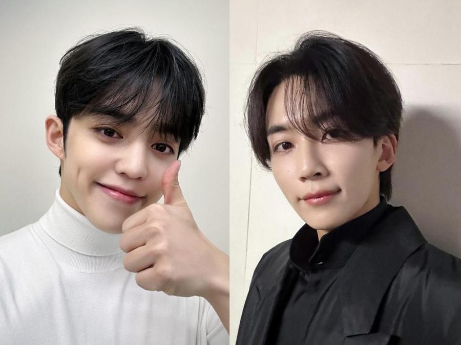 S Coups and Jeonghan of SEVENTEEN