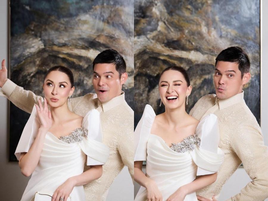 Marian Rivera and Dingdong Dantes look lovely in Filipiniana and barong