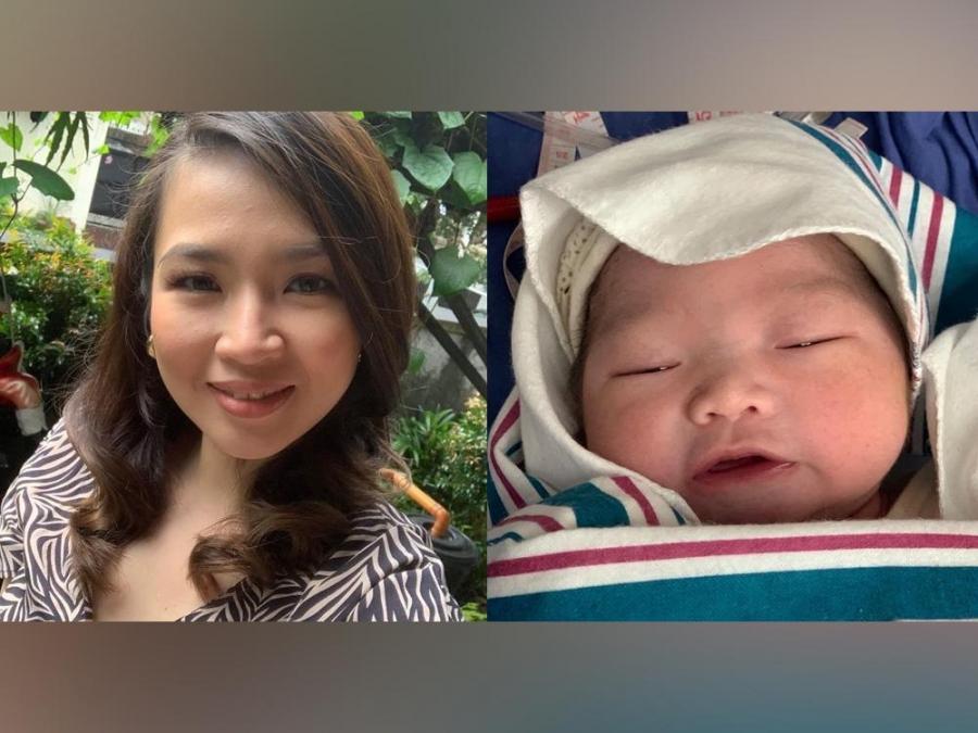 Maricris Garcia and Baby Adaiah Denise