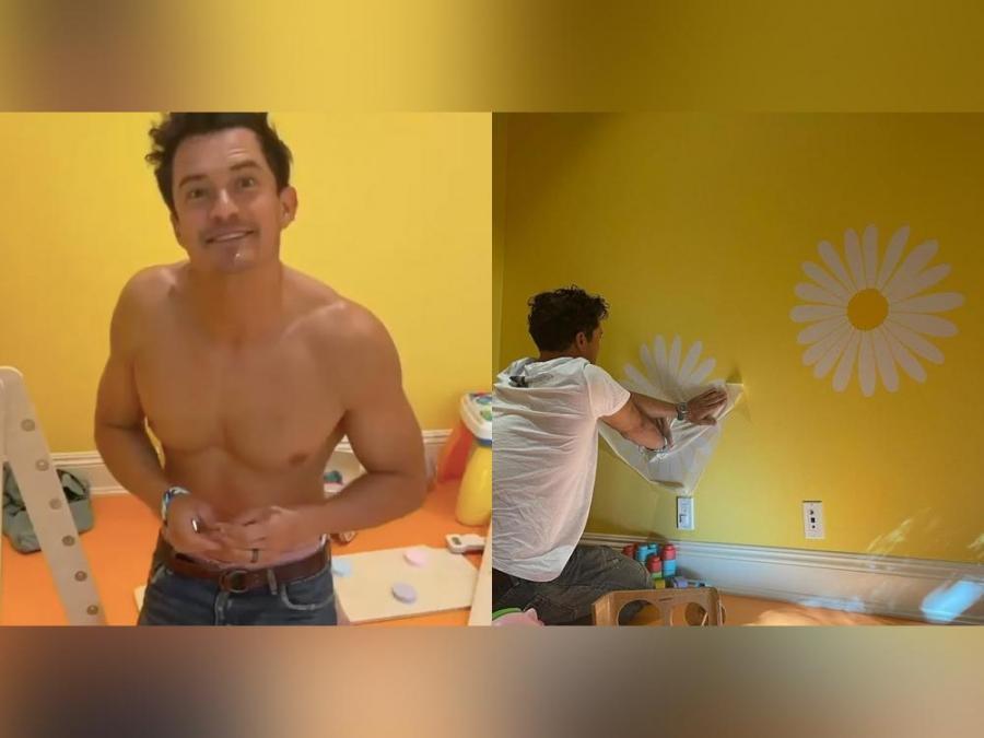 Orlando Bloom decorates daughter's bedroom with daisies GMA Entertainment