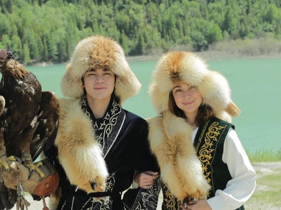 Jodi Sta Maria and Thirdy in Kazakhstan