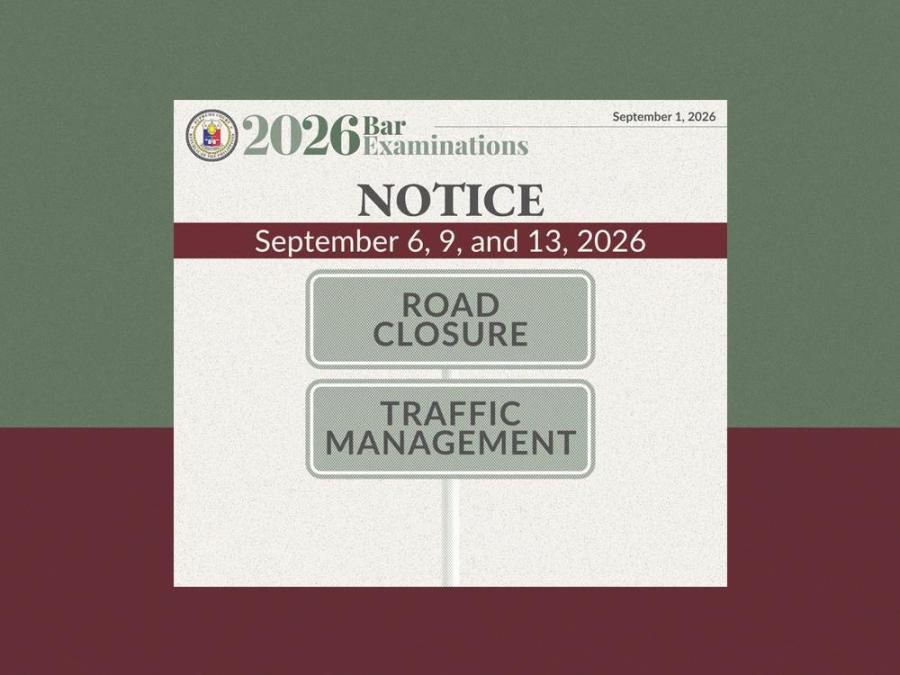 Road closures and traffic management set for 2026 Bar Exam