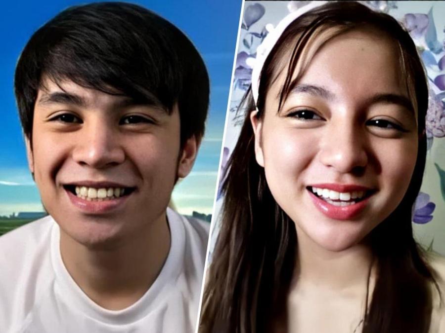 Kim de Leon and Shayne Sava in Kapuso Brigade ZOOMustahan