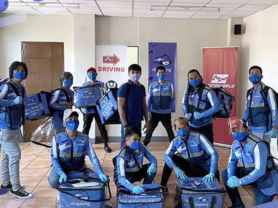 Dingdong Dantes delivery app riders