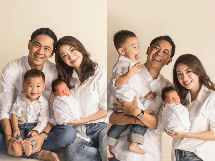 Kryz Uy and Slater Young share new family photos with Baby Sevi GMA