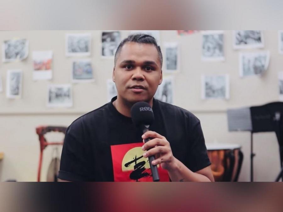 Garrett Bolden in Miss Saigon Guam