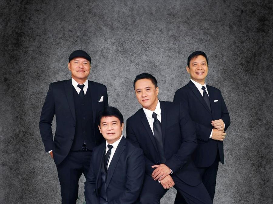 OPM Hitmen Richard Reynoso, Renz Verano, Rannie Raymundo and Chad Borja in OPM Stars concert