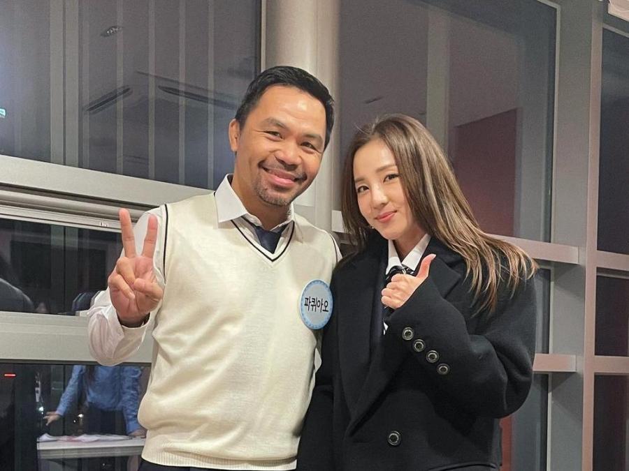 Manny Pacquiao and Sandara Park on Knowing Bros