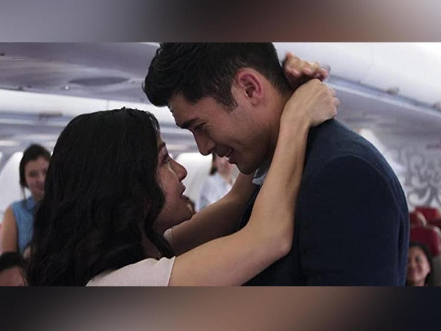 Constance Wu and Henry Golding in Crazy Rich Asians