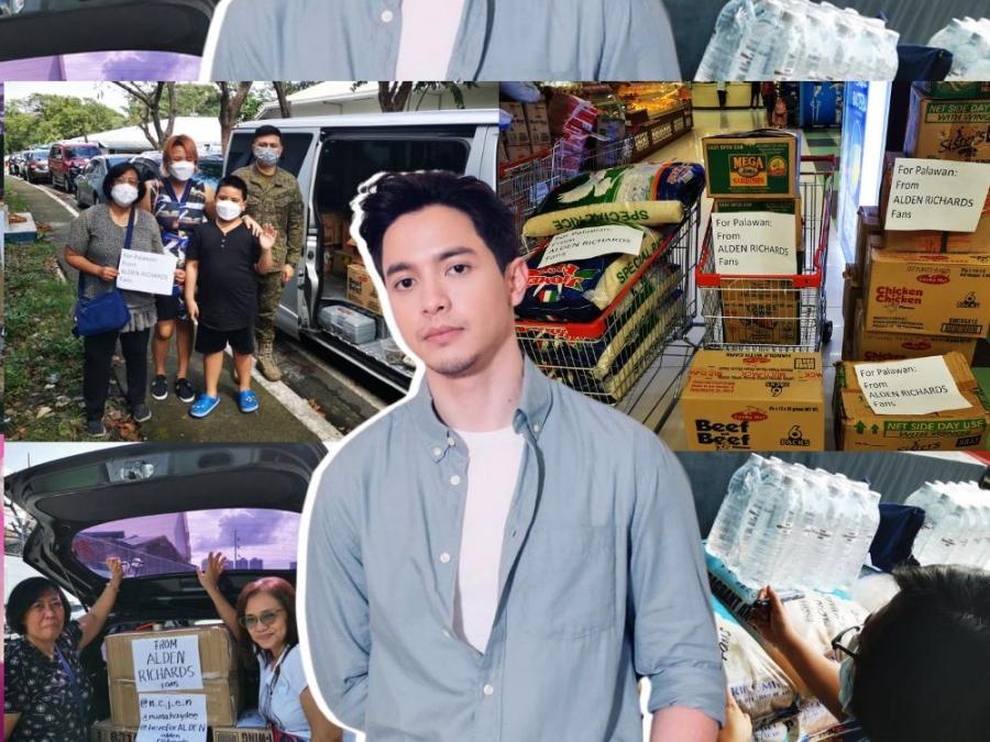The Alden Effect: Alden Richards fans bring aid to typhoon Odette survivors  | GMA Entertainment