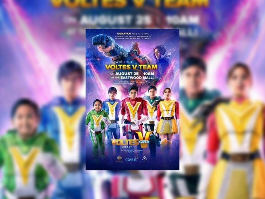 voltes v legacy costume display at eastwood mall