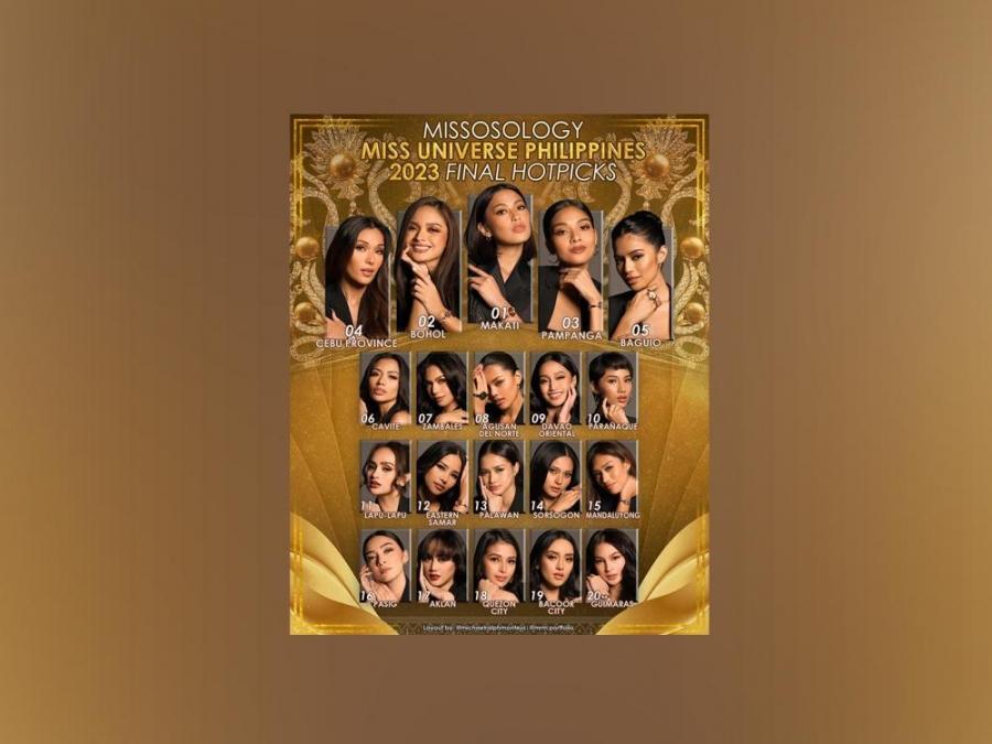 Missosology Miss Universe Philippines hot picks