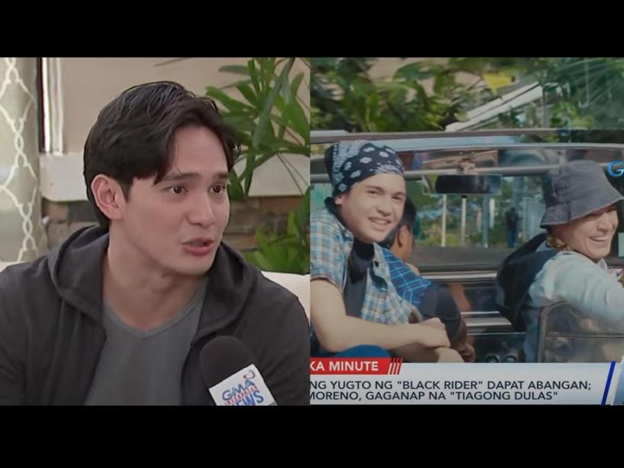 Ruru Madrid in Black Rider