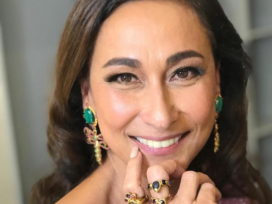 Cherie Gil gardening