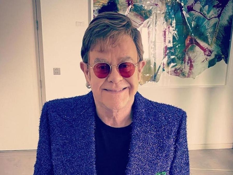 Some sparkle for the weekend! Elton John wearing the iconic