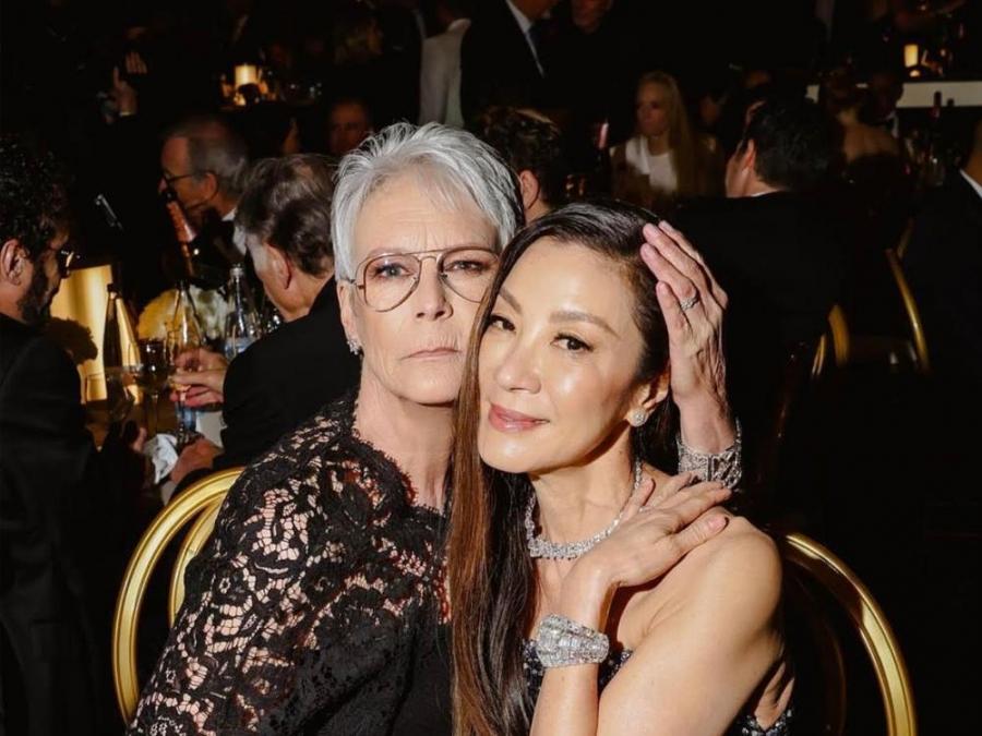 Jamie Lee Curtis has the most wholesome reaction to Michelle Yeoh winning a  Golden Globe