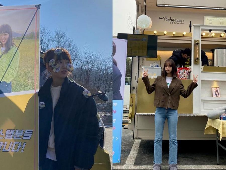 Ryu Hye Young Sends Coffee Truck To Hyeri S Drama Filming Location Gma Entertainment