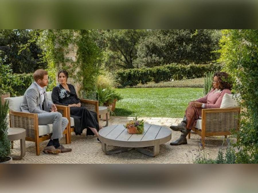 Prince Harry Meghan Markle and Oprah Winfrey
