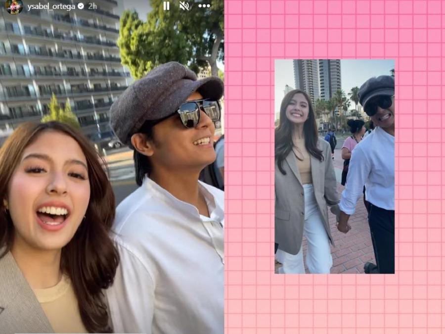 Miguel Tanfelix and Ysabel Ortega in San Diego