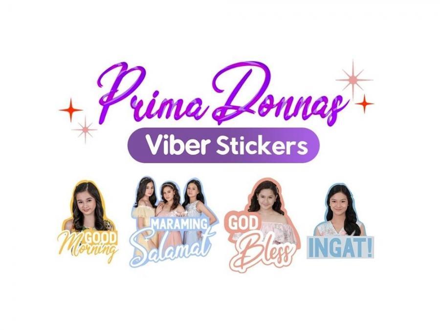 Prima Donnas Viber stickers now available