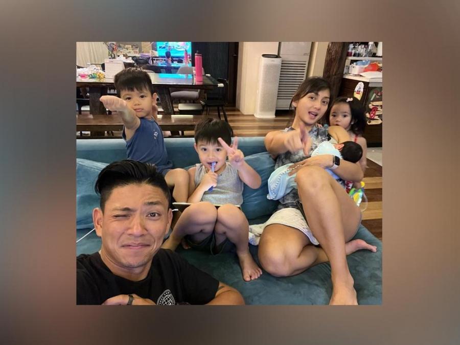 Drew, Iya, Primo, Leon, Alana, and Baby Astro Phoenix Arellano