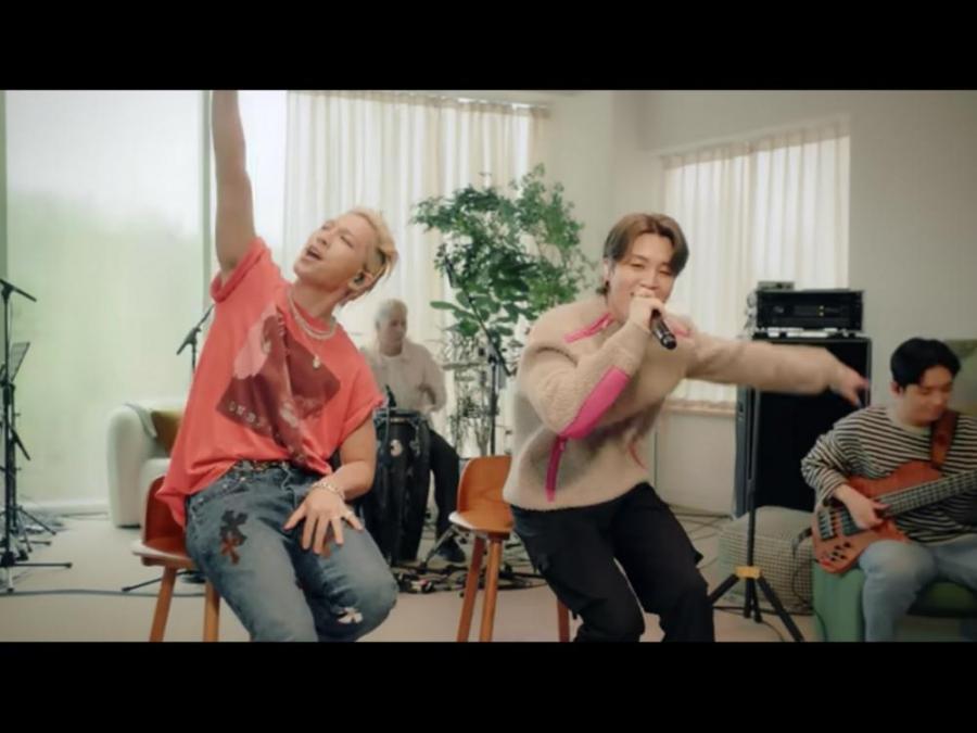 Taeyang of BIGBANG and Jimin of BTS