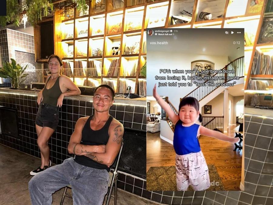 Andi Eigenmann's cryptic message