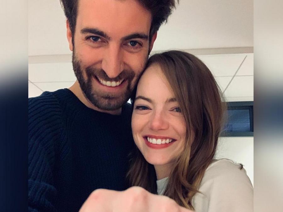 Emma Stone and Dave McCary