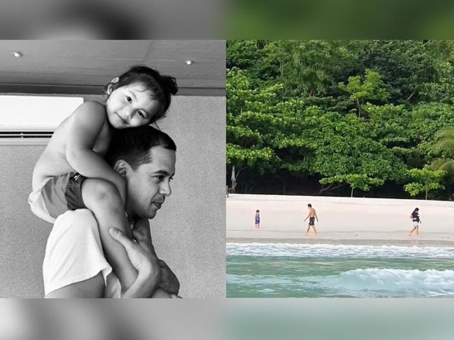 Maja Salvador captures precious moment of John Lloyd Cruz and son Elias ...