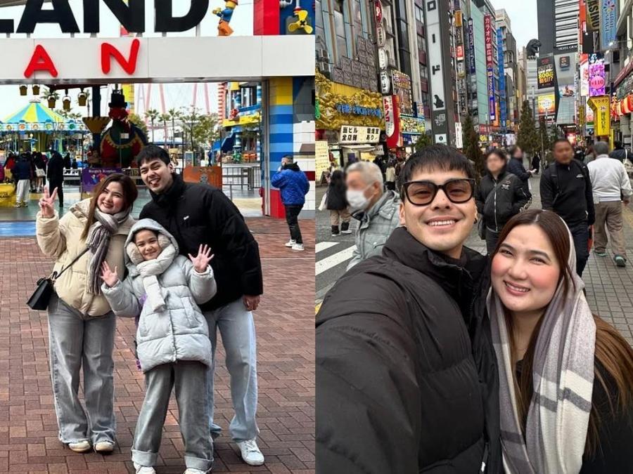 Kristoffer Martin is back in Japan with wife AC Banzon and daughter Prè