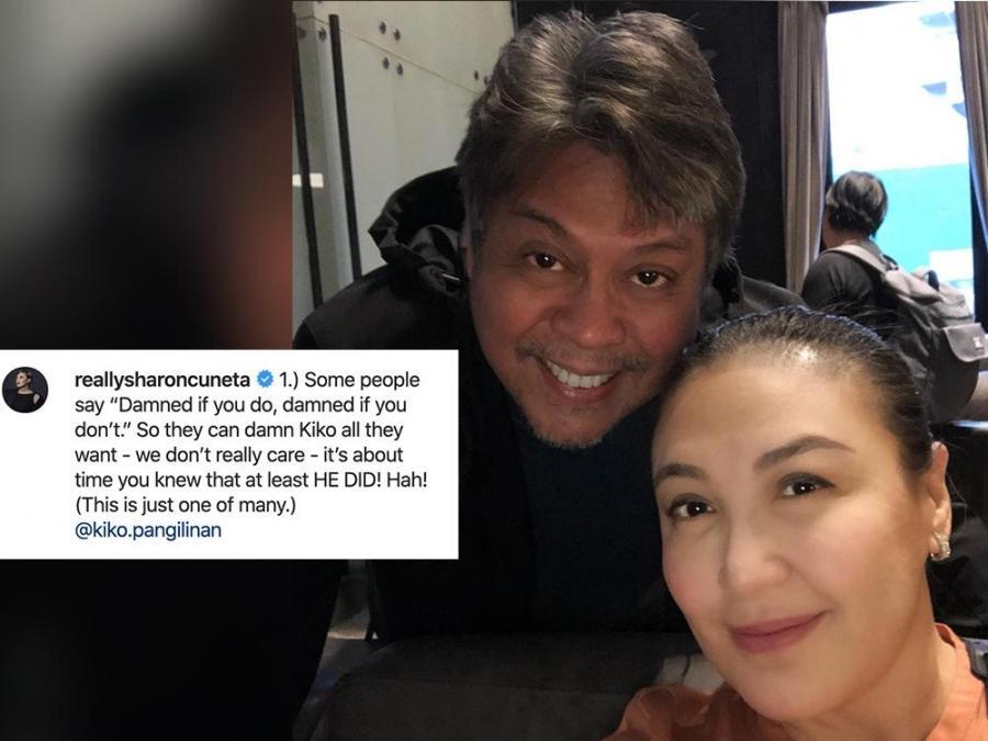 sharon cuneta lists kiko pangilinan relief effort
