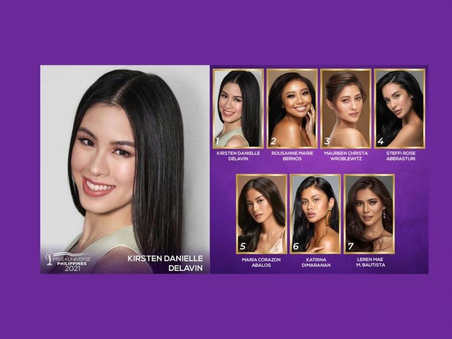 Kisses Delavin Leads Top 15 Headshot Challenge In Miss Universe Philippines 21 Gma Entertainment