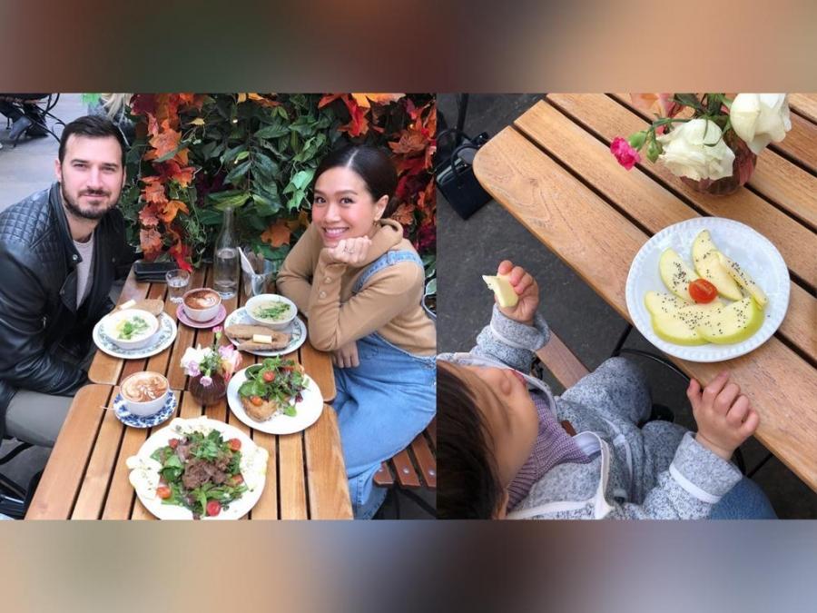 Rachelle Ann Go, Martin Spies, and Lukas Judah Spies