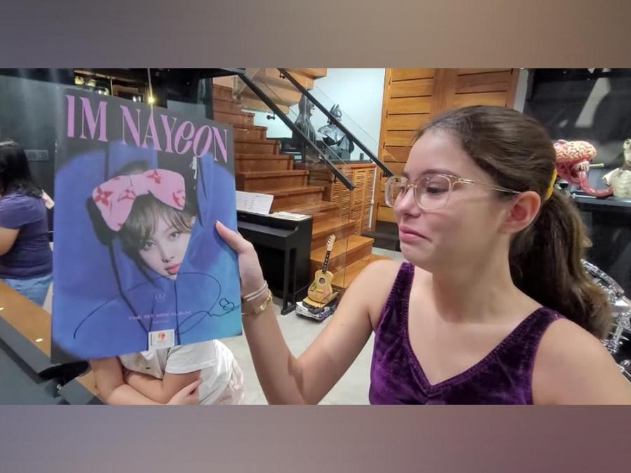 Kendra Kramer In Tears After Receiving Signed Nayeon Album And Rolex Watch For Her Birthday Gma