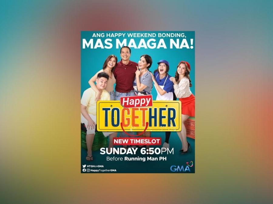 Happy Together Has A New Timeslot Starting September 4 Gma